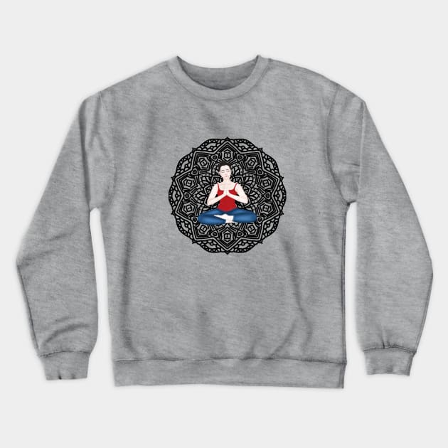 mandala. Serene Crewneck Sweatshirt by Breathe Serene 